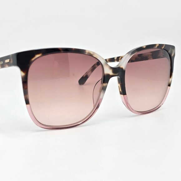 Calvin Klein CK21707S 111 Ivory Tortoise Frame Purple Gradient Lens Sunglasses - Picture 6 of 13